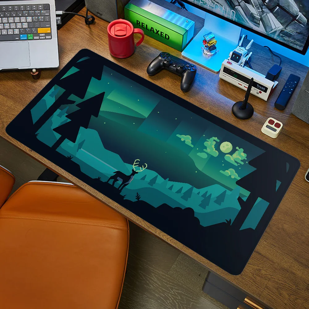 POLARIS Office Accessories Xxl Mouse Pad 900x400 Desk Mat Gaming Mats Mousepad Anime Computer Table Keyboard Pc Gamer Large Pads