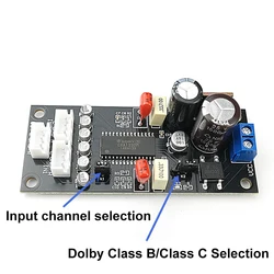 TA7668 Stereo Tape Recorder Magnetic Head Preamplifier Board With CXA1332 Dolby Noise Reduction supports class B and C