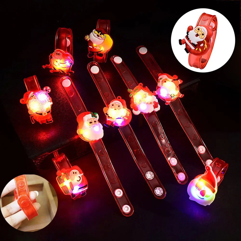 1 PC Christmas Light Up ของเล่นไฟฉายนาฬิกาข้อมือ Take Dance PARTY Dinner PARTY ของเล่นเด็กของเล่นเด็กฤดูร้อน