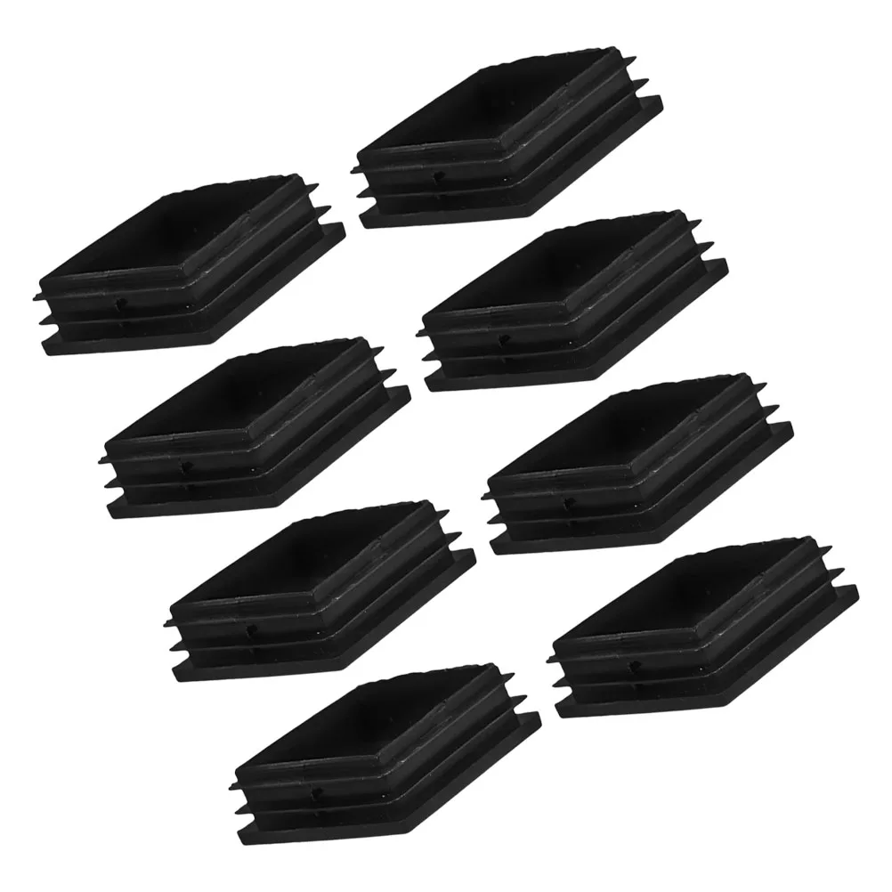 

8pcs Square Tubing End Caps Plastic Plug Anti-Slip Sturdy Wear-Resistant Fence Post Tube Sealing Connector For Furniture
