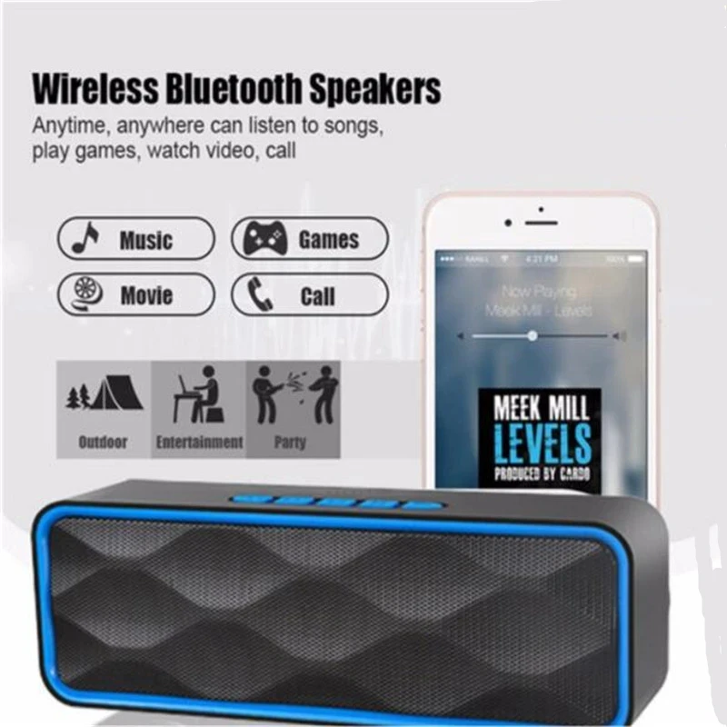 Per il pubblico altoparlante Bluetooth cassa audio portatile caixa de som bluetooth