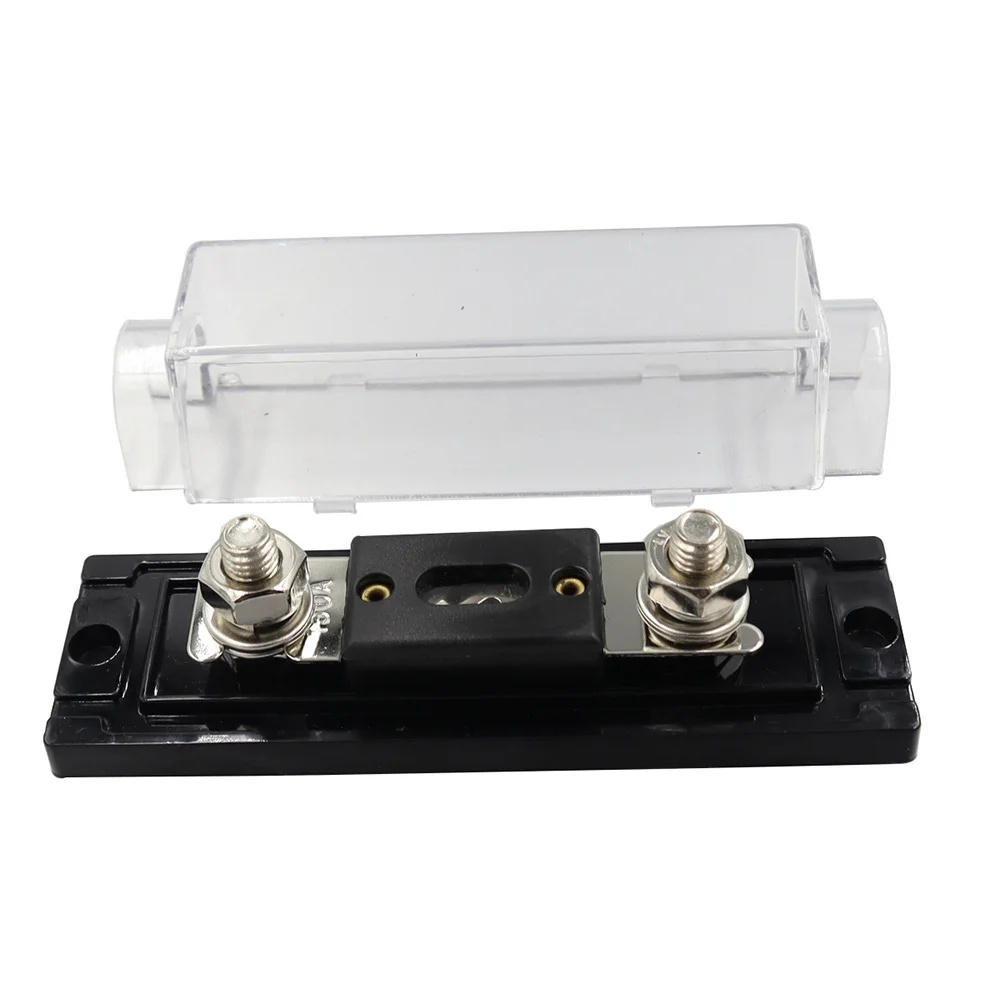 

Fused Distribution Block Transparent Shell 250 Amp Breaker Anl Fuse Holder Automotive Terminal Fuse Block