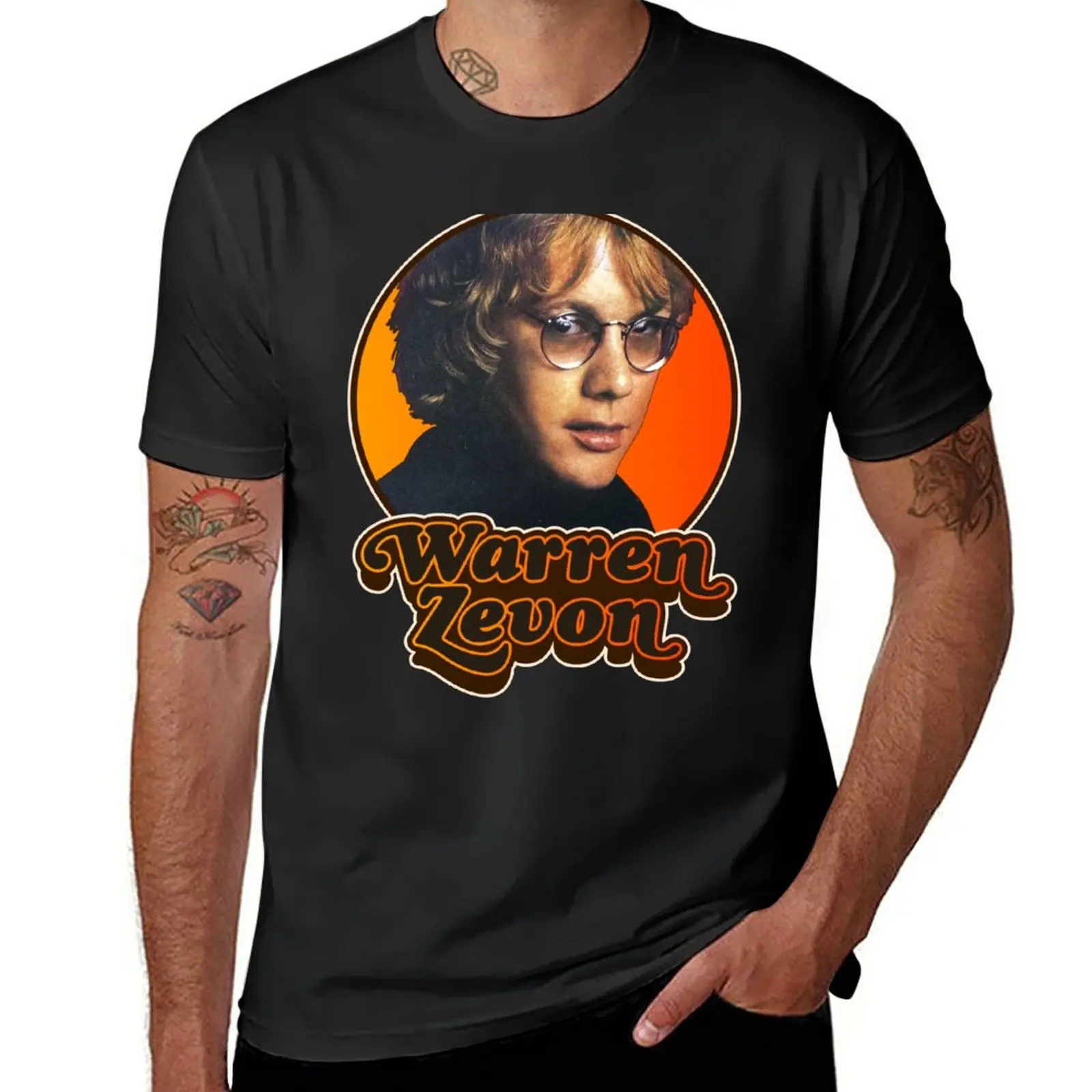 

New Retro Warren Zevon Tribute T-Shirt T-shirt short boys animal print shirt heavy weight t shirts for men