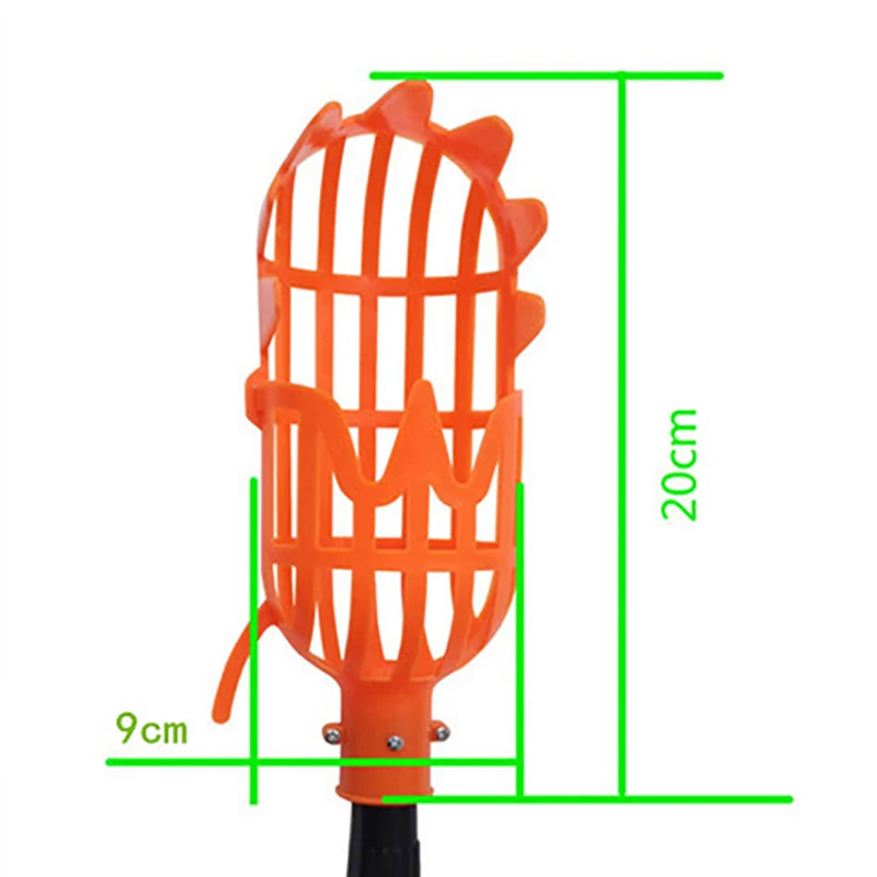 Kosz ogrodowy zbierak do owoców narzędzie do zbierania plastikowe owoce zbierak do owoców na dużej wysokości, zbierając narzędzie do zbierania