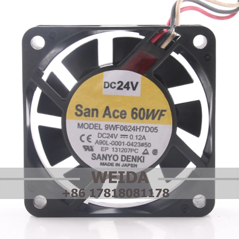 

9WF0624H7D05 SanAce60WF/A90L-0001-0423 #50 оригинальный специальный охлаждающий вентилятор Fanuc