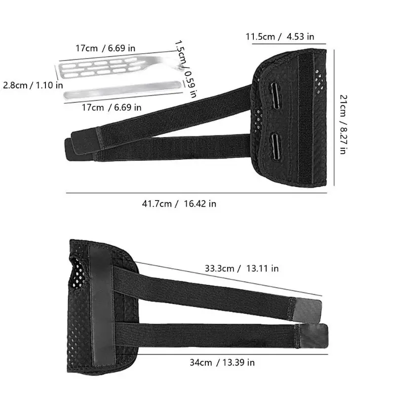 واقيات معصم مريحة مع إطار من الألومنيوم المقوى ونسيج ماص للرطوبة ومرن للرياضة والاستخدام اليومي