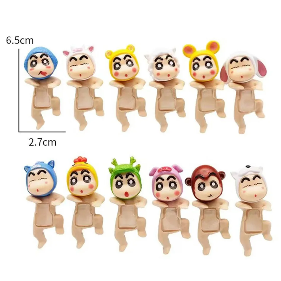 クレヨンしんちゃん アニメ ブラインドボックスセット 可愛い日本の女の子向けおもちゃ バレンタインデーギフト ミステリーフィギュア人形