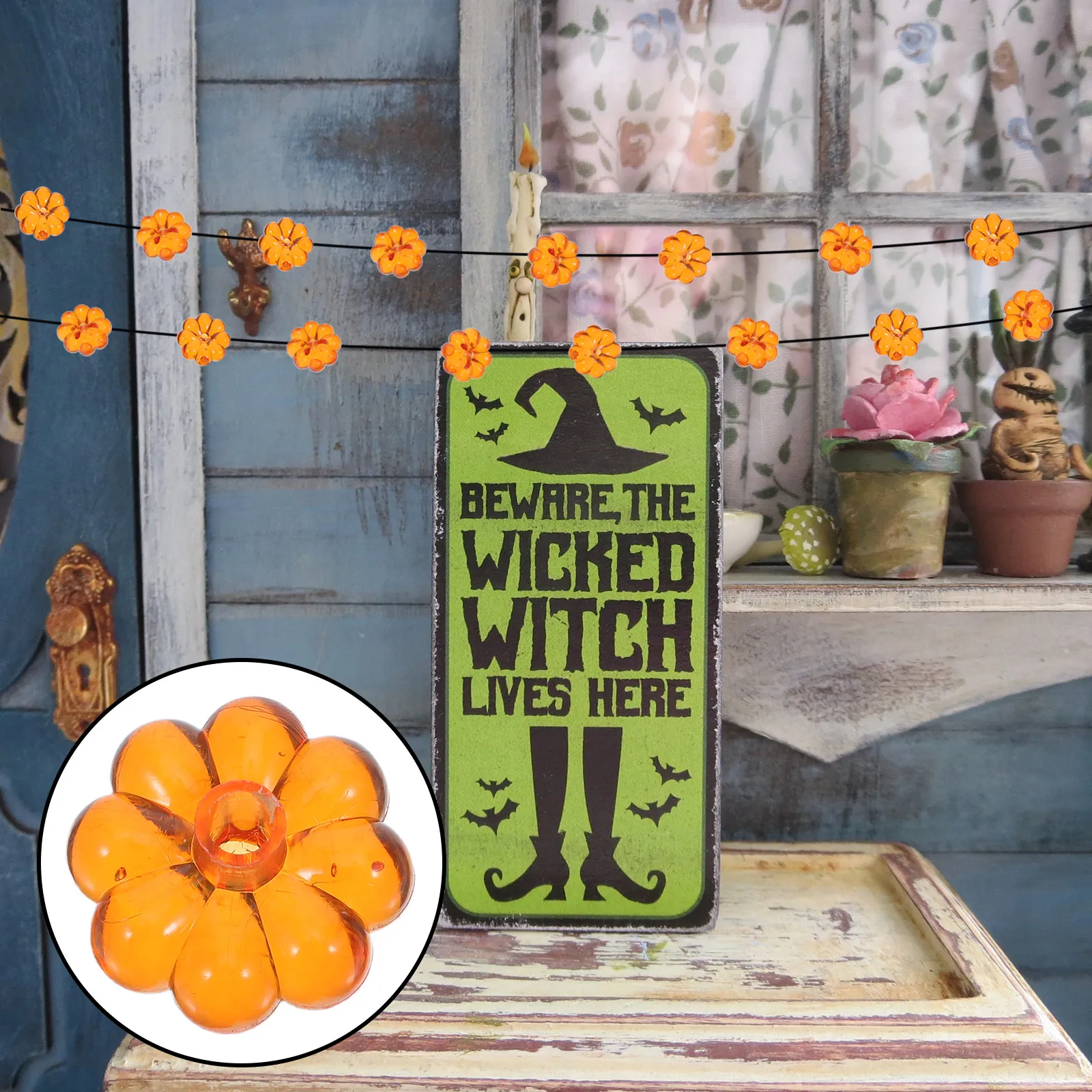 50Pcs Pumpkin Shaped Plastic Bulb Covers for 5Mm LED String Lights Halloween Fairy Lights Party Harvest Decor 5Mm Bulb Cover