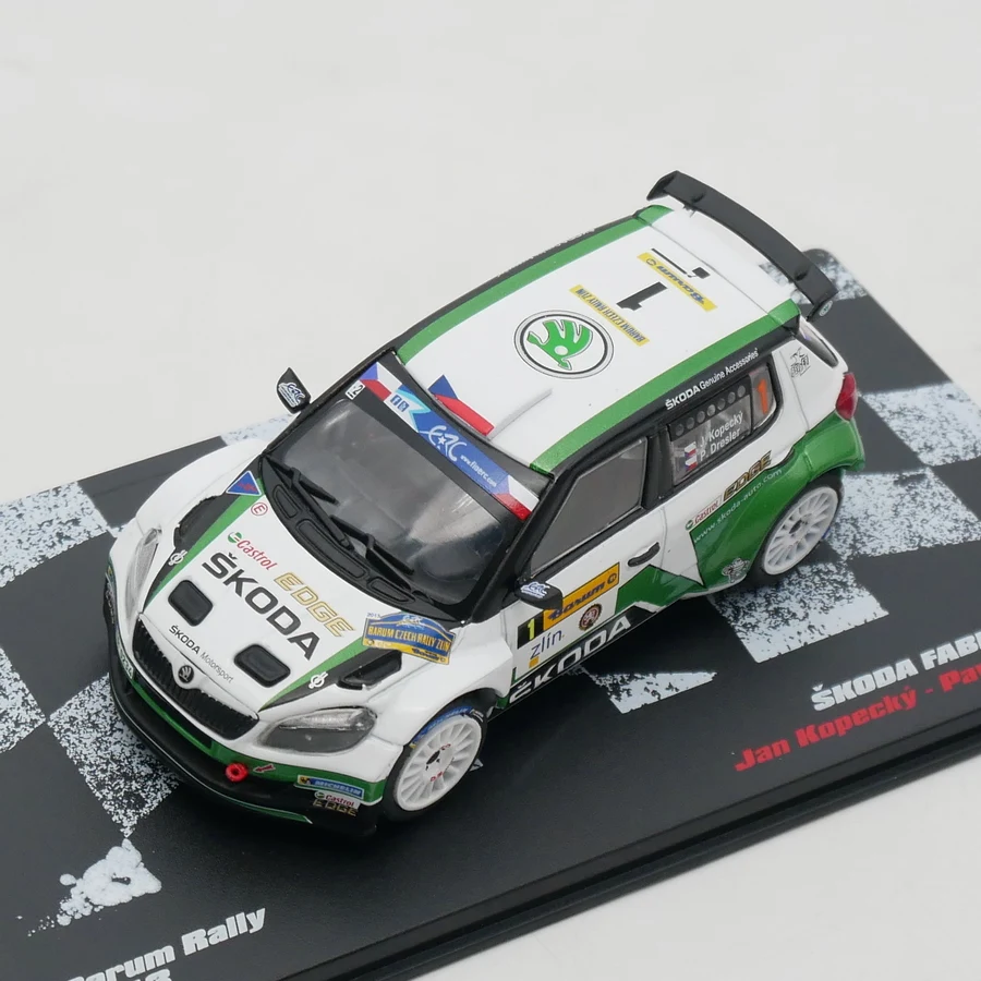 Ixo 1:43 Scale Diecast Alloy Skoda Fabia S2000 WRC 2013 Toys Cars Model Classics Nostalgia Adult Gifts Souvenir Static Display