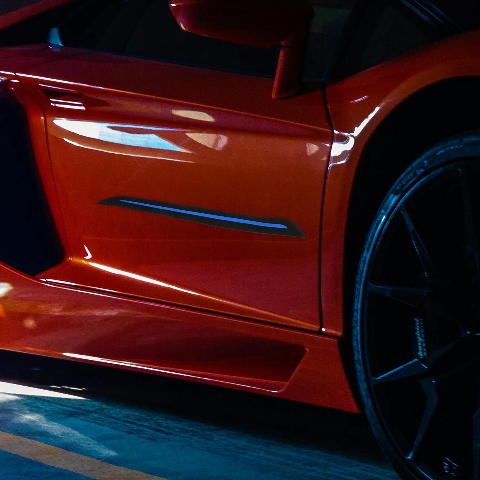 

Body Bumper Eyebrow Front Rear Protector Strips Anti scratch Car Guards Decorative Stickers Universal Fit Sleek Design