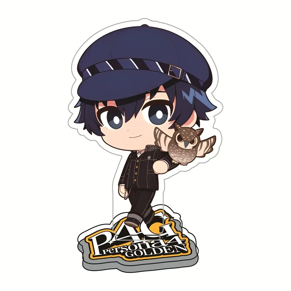 Persona Yu Narukami Yosuke Hanamura 10CM Cute Anime Acrylic Stand Keychain Cosplay Character Model Desk Decor Collect Gifts
