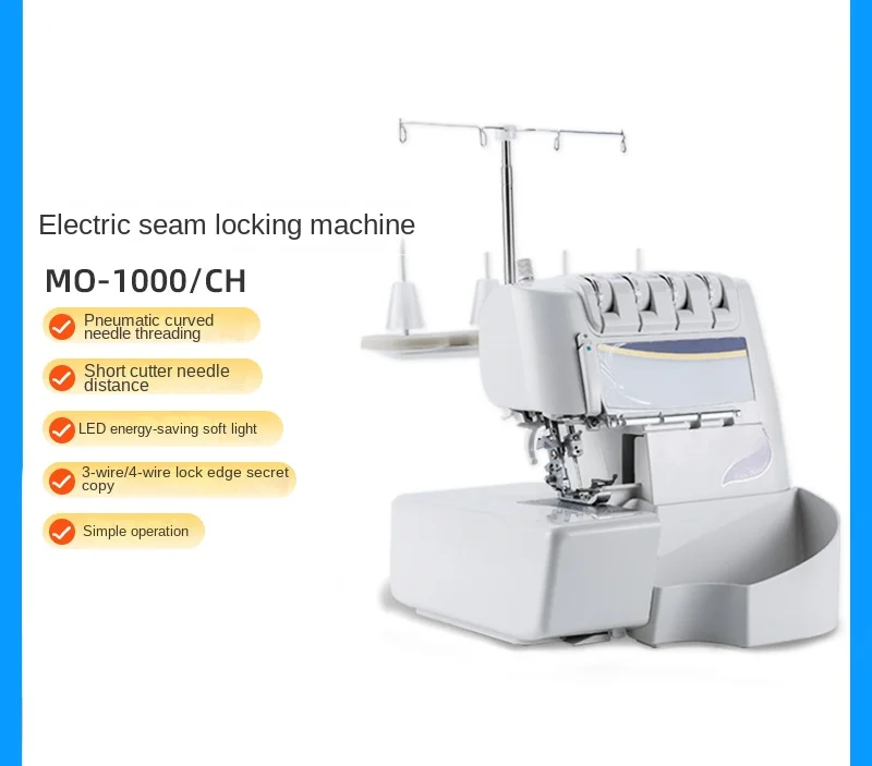 For Heavy Machine Sewing Machine Mo1000 Household Electric Multi-Function Pneumatic Threading