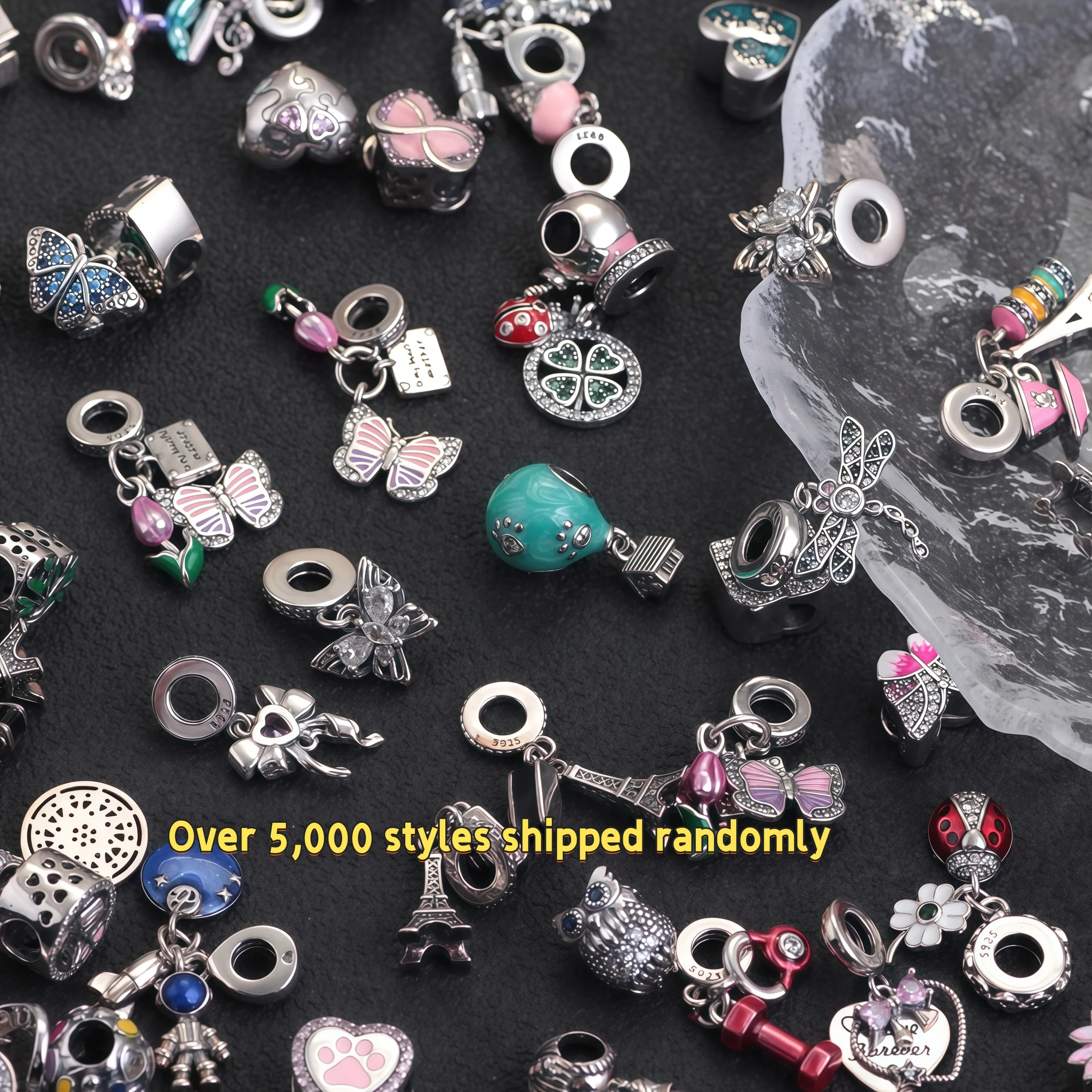 More than 5,000 Styles Shipped Randomly 925 Sterling Silver 