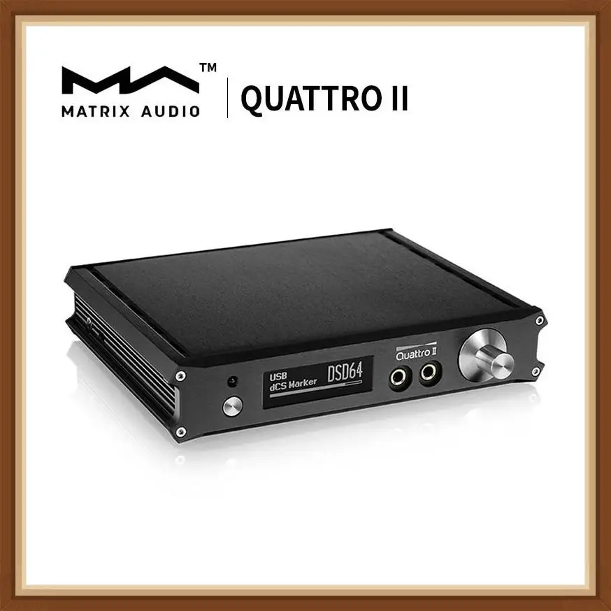 MATRIX QUATTRO II 32Bit/384kHz Balanced Hifi Music DAC & Pre Amp & Headphone Amplifier with Remote Control