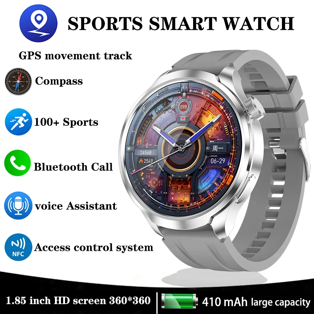 

Xiaomi Mijia 1.85'' GPS Sport Track NFC Smartwatch Men Compass Voice Assistant Bluetooth Call Fitness Waterproof Women's Watches