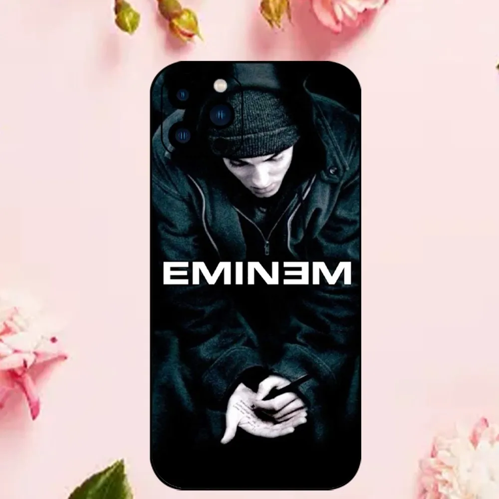 Eminem Rapper Phone Case For iPhone 15 14 13 12 Mini 11 Pro Max X XR XS 8 SE Plus Shell