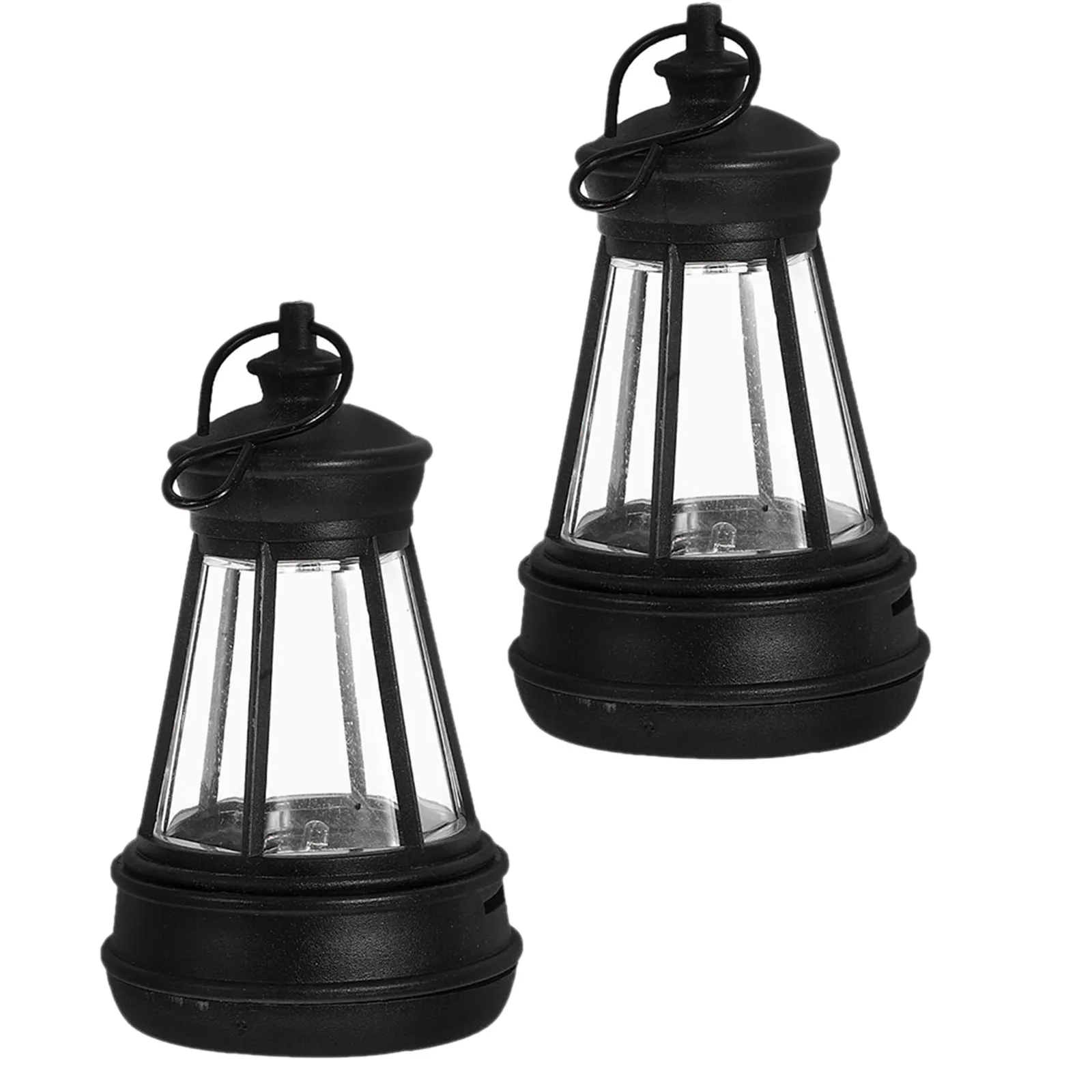 2 pcs Touch LED Light Handbag Lamp Purse Women Portable Halloween Christmas New Year Garden Decor Lights Garden Solar Lantern