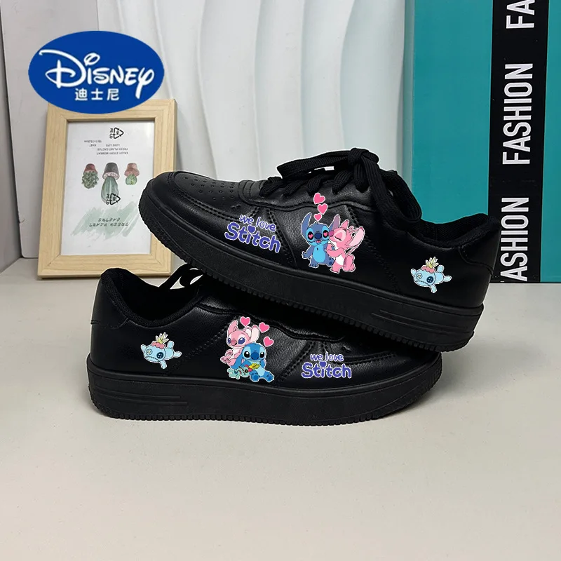 

Весенние туфли Disney 2025 г. | Новые черные низкие кроссовки, легкая повседневная обувь для мужчин и женщин