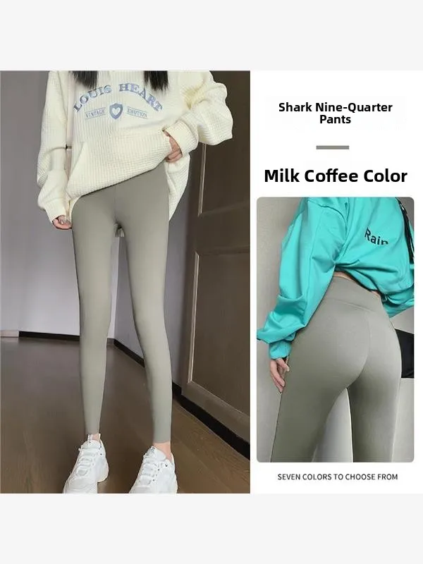 سليم صالح عالية الخصر تابوت الجلد اليوغا السراويل النسائية ملابس خارجية رقيقة الصيف البطن التحكم الورك رفع Faionable قاعدة طبقة السراويل