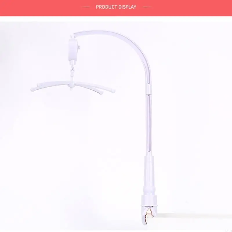 Crib Mobile Holder Secure Clamp met 360 rotatie verstelbare arm voor baby beddengoed Crib Mobile Support Arm Bracket A2ub