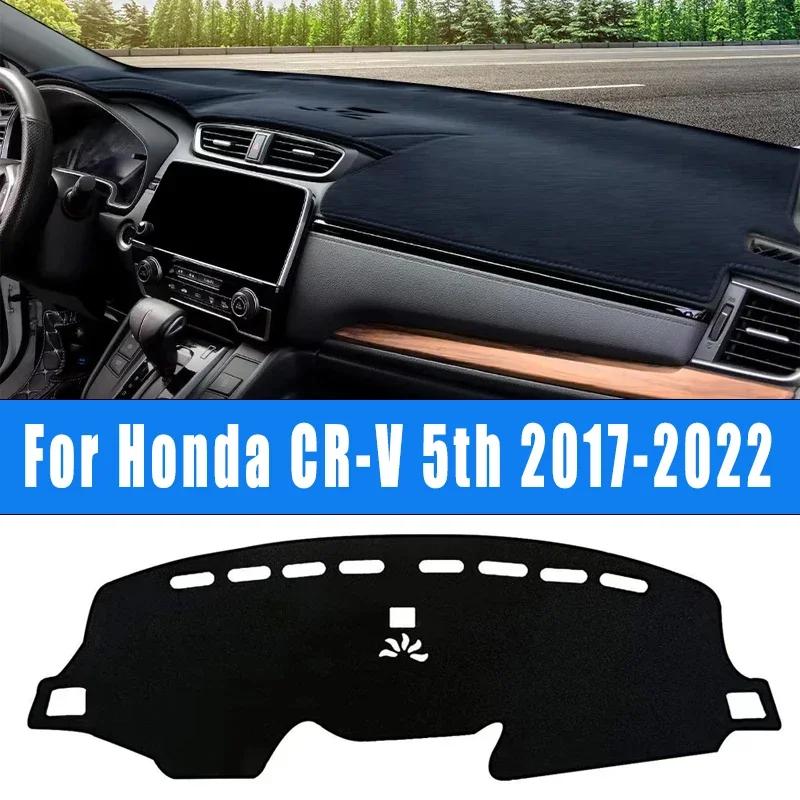 

Коврик для приборной панели автомобиля, солнцезащитный козырек, нескользящий чехол для приборной панели, аксессуары для Honda CR-V CRV 5th 2017-2022 2018 2019 2020 2021