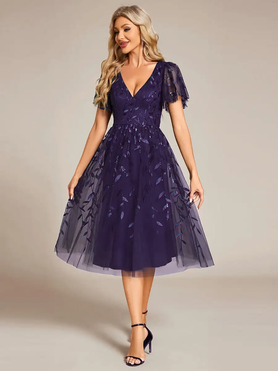 baziiingaaa-party-dress-exquisite-midi-length-ruffles-sleeve-tulle-sequin-dresses-with-embroidery-evening-dresses