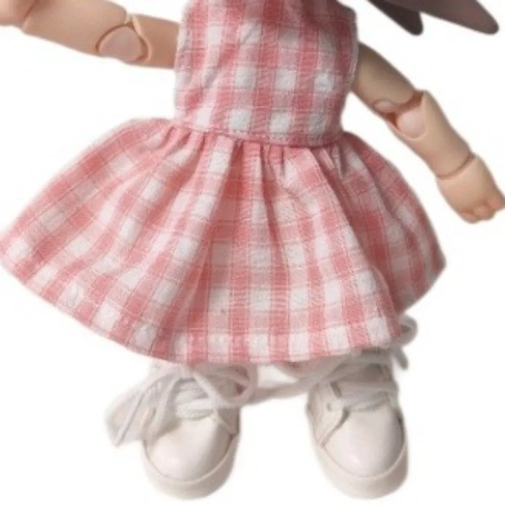 Accesorios de moda 3,8*2,2*2,4 CM zapatos de muñeca BJD zapatos de cuero con suela Oxford zapatos de muñeca de cuero con cordones conjunto de repuesto casa de juego