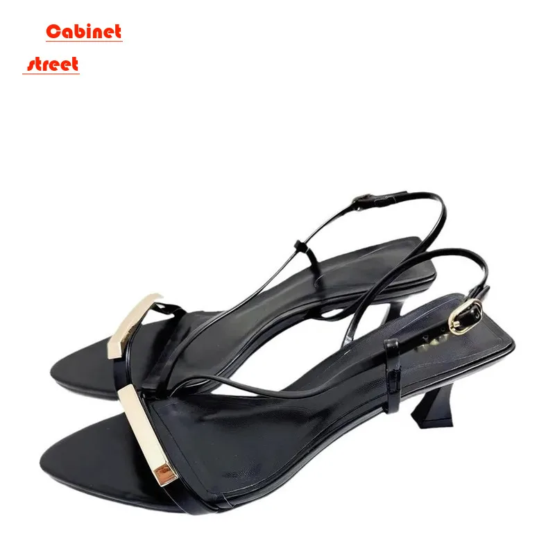 

2024 Ankle Strap Women Sandals Summer Fashion Sexy Thin High Heels Gladiator Sandal Shoes Narrow Band Party Dress Pump Shoes