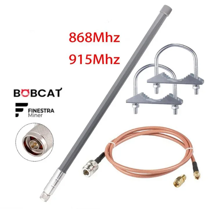 12dbi Antenna With 1 Meter Low-loss Cable For RAK Wireless Aerial Helium Sensecap HNT 868Mhz 915Mhz N-Public Antenna Connector