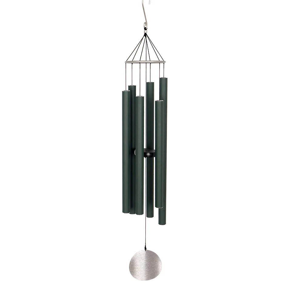 

Metal aluminum tube tuning music wind chimes, European and American home iron garden wind chimes pendant 42