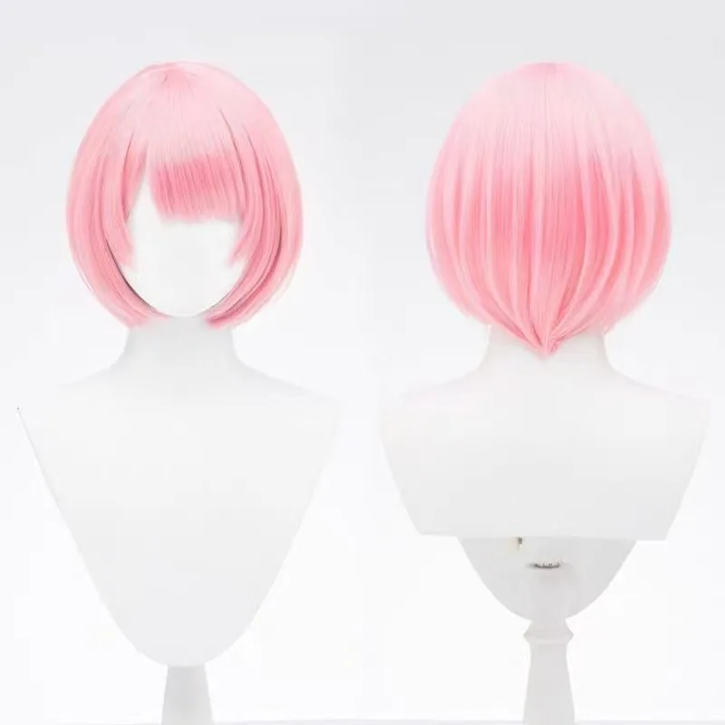 Cosplay Anime Wig Easy To Shape, 2D Character Role Play Hairpiece for Comic Con Events