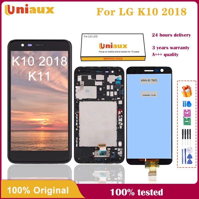 

K10 2018 Original Display For LG k11 Lcd Touch Screen Digitizer Assembly With Frame For LG K10 2018 k11 LCD