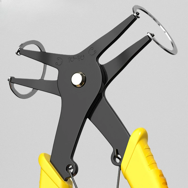 2-in-1 dual-purpose snap ring pliers, multifunctional snap ring pliers for automotive and engine maintenance