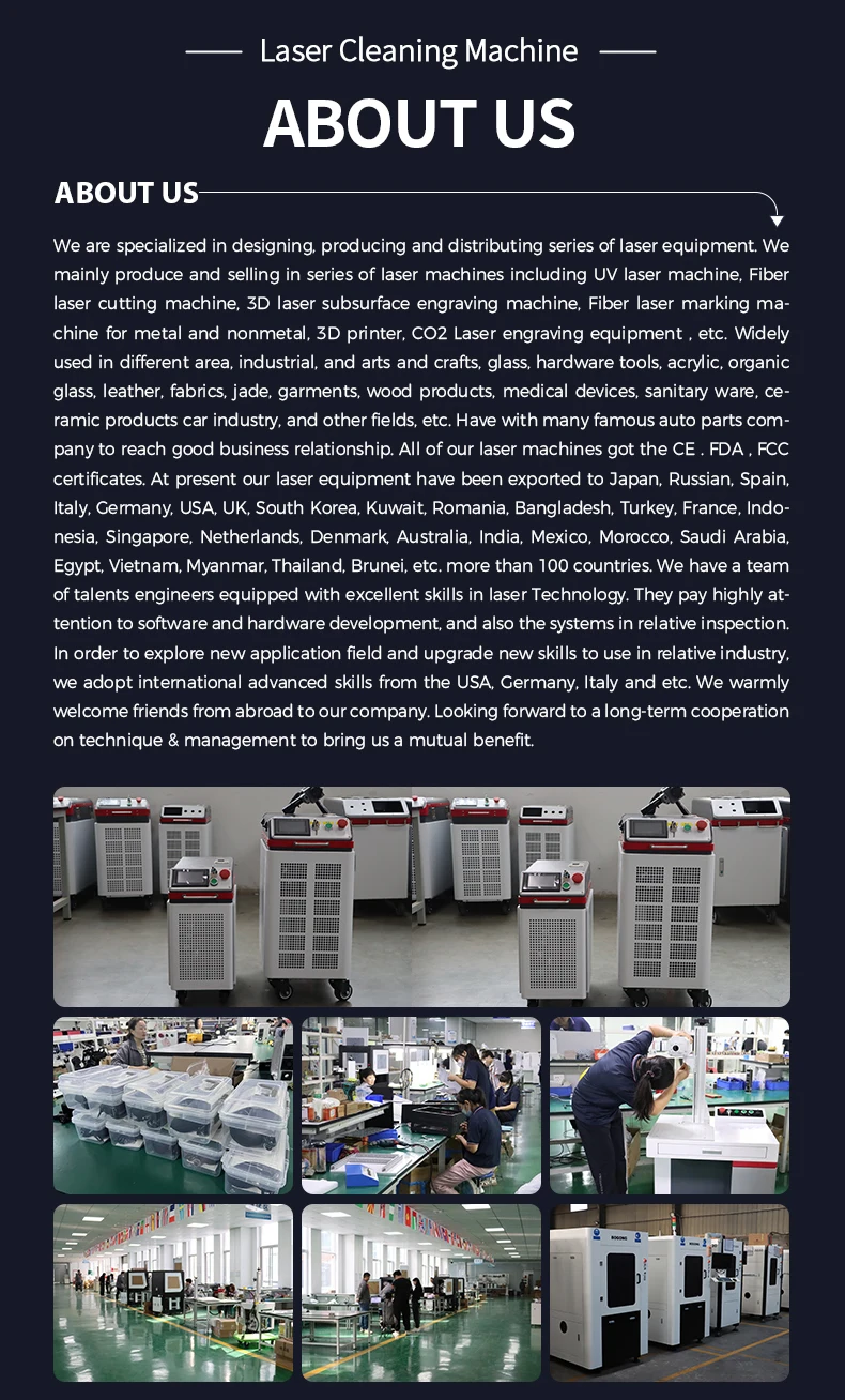 300W Handheld Pulse Laser Cleaning Machine Compact Air-Cooled Fiber Laser Cleaner for Metal Rust and Coating Removal - view 6