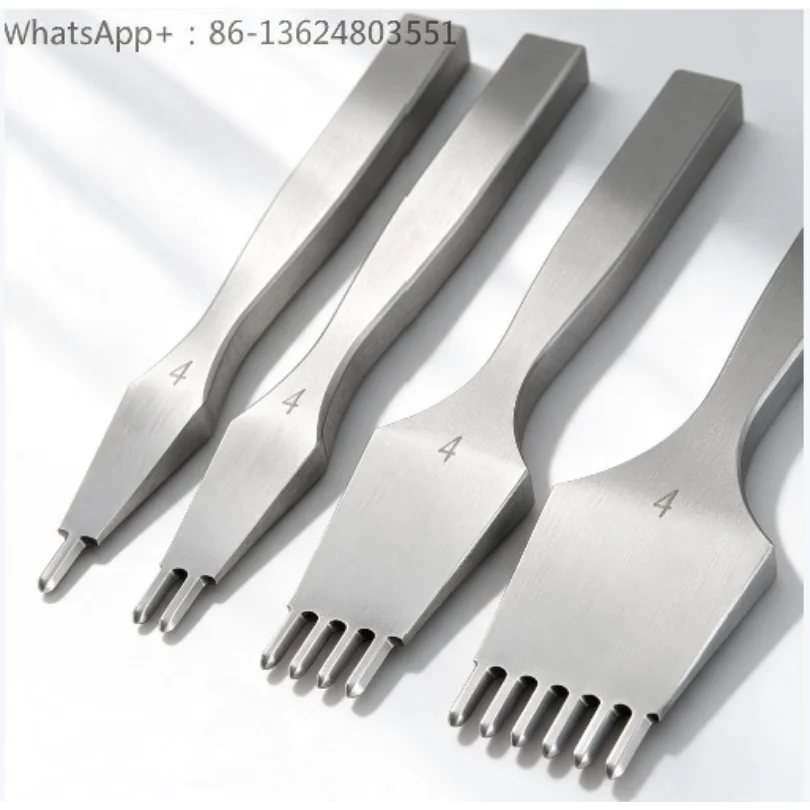 Finely Polished White Steel Rhombus, Handmade DIY Leather Goods, Leather Making Tools, Fine Brushed Wire