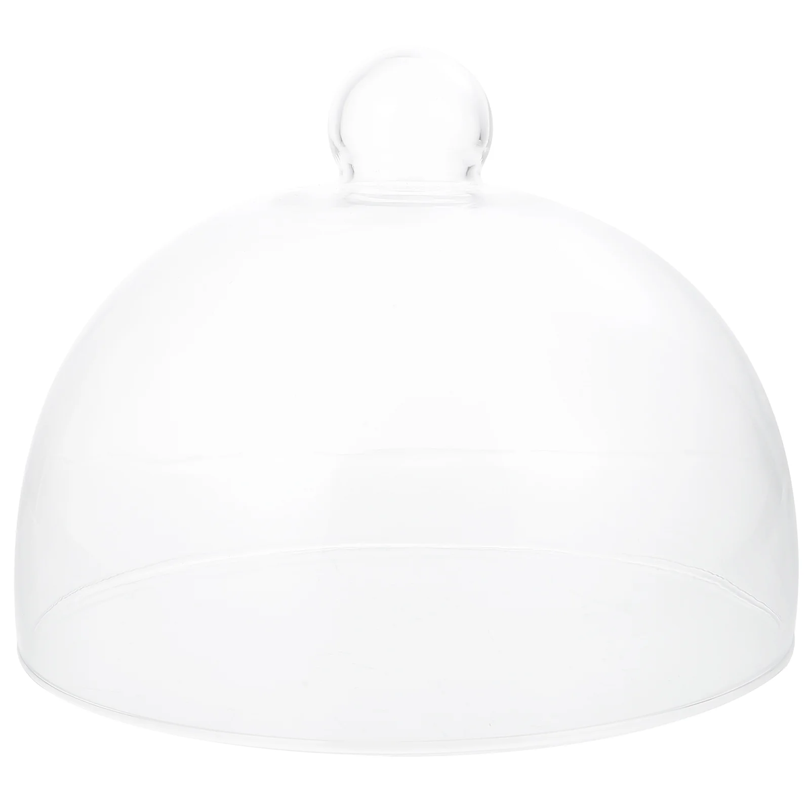 

Tents Butter Dish with Lid Cake Glass Household Dome Platter Food Dust-proof Cover Practical for Dessert Protecting