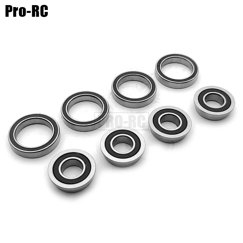 For Tekno EB48 2.0 1/8th 4WD Competition Electric Buggy Kit Wheel Hub Sealed Bearing Kit (8Pcs) TKR9000 Rc Car Uprade Parts