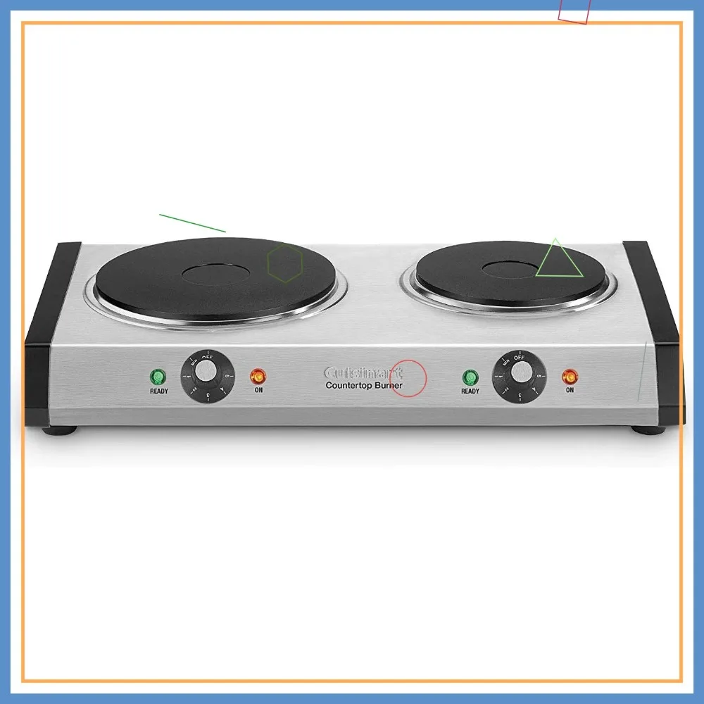 

Электрическая варочная панель из нержавеющей стали с двумя конфорками для кухни, черная, для установки на столешницу