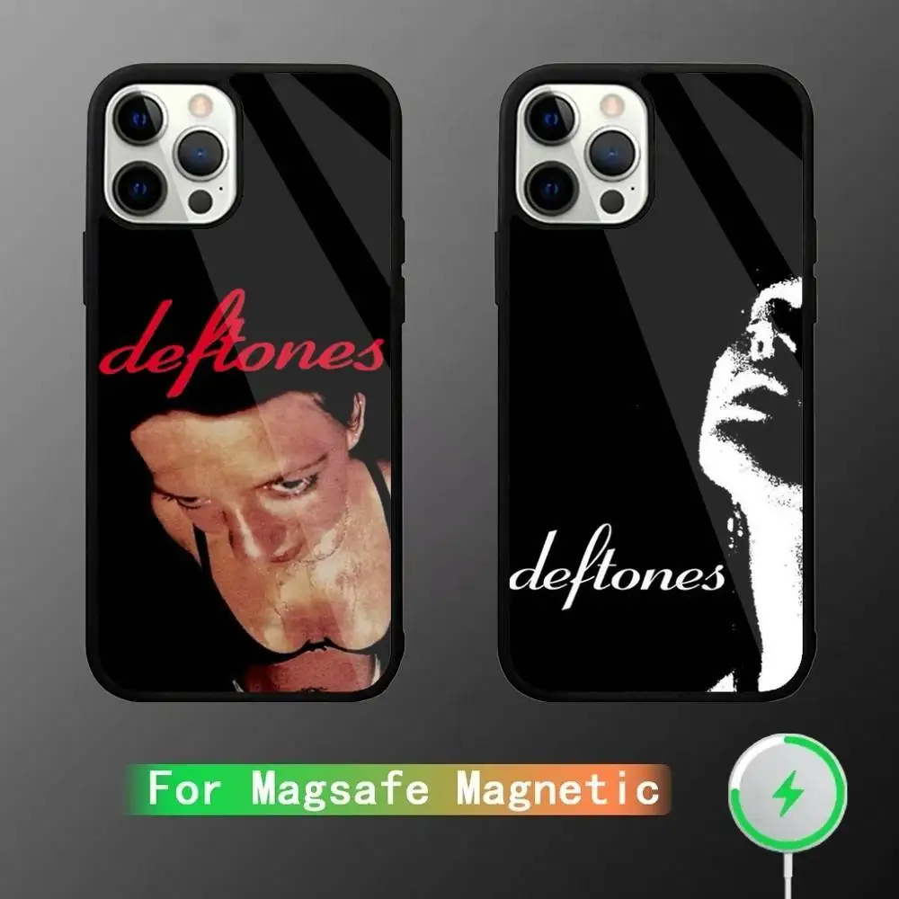 

Band D-Deftones Phone Case For iPhone 16,15,14,13,12,11,Pro,Max,Plus,Mini,SE New Magsafe Magnetic Wireless Charging