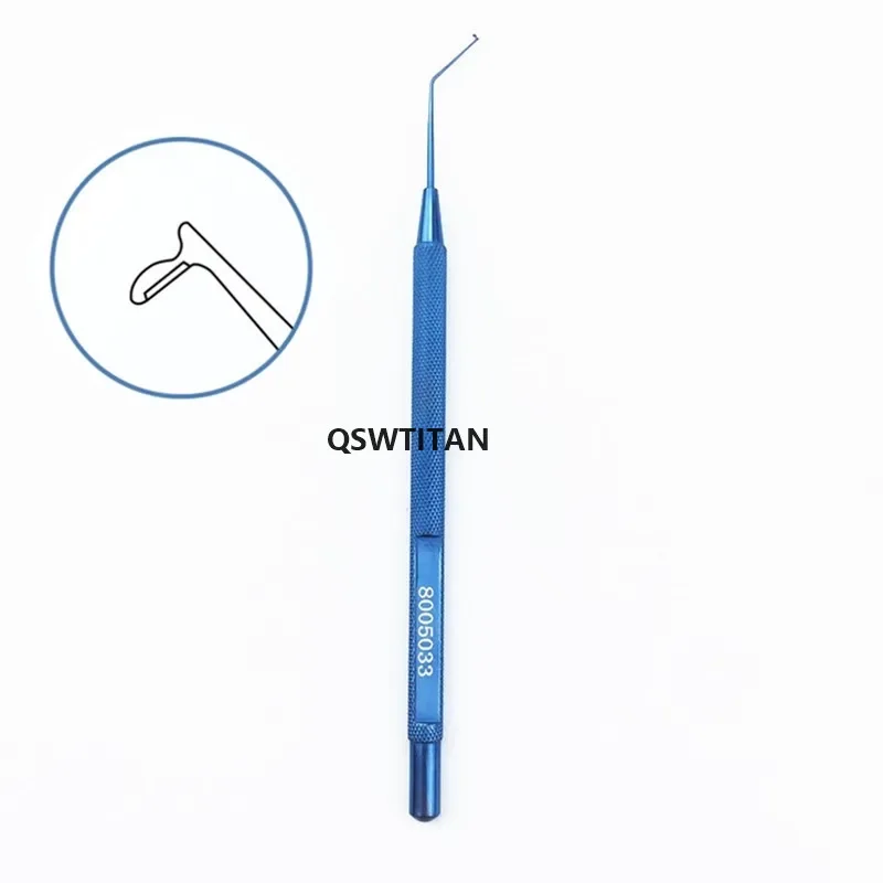 Gancio per vivavoce per pupilla piccola Fukasaku da 1 pezzo - Strumento chirurgico per occhi di precisione