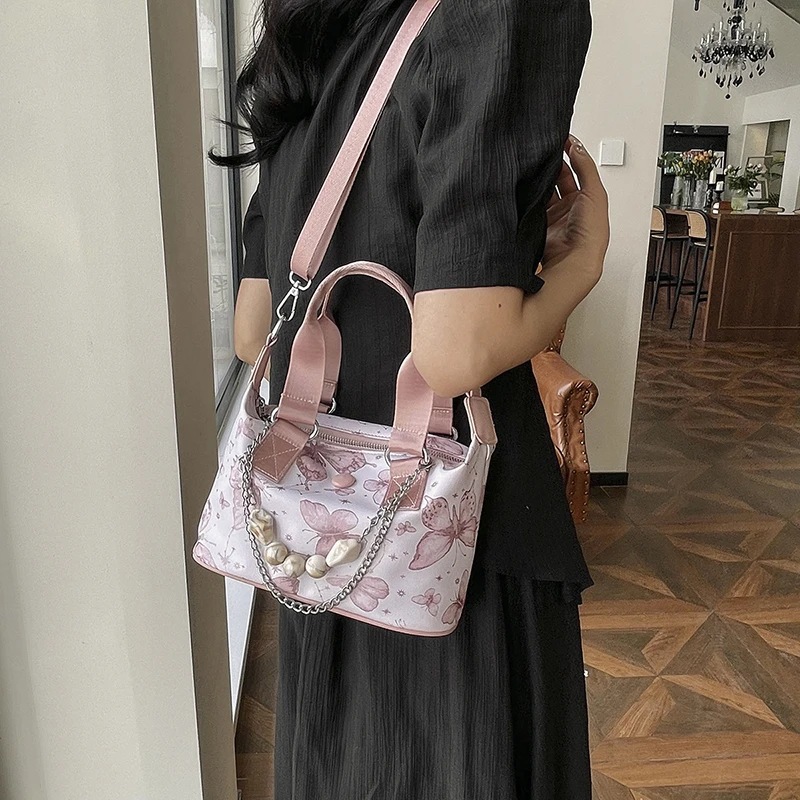 حقيبة كتف أنيقة للنساء من الجلد بتصميم كلاسيكي فاخر وحقيبة يد كروس للمدينة الحديثة الأنيقة #4