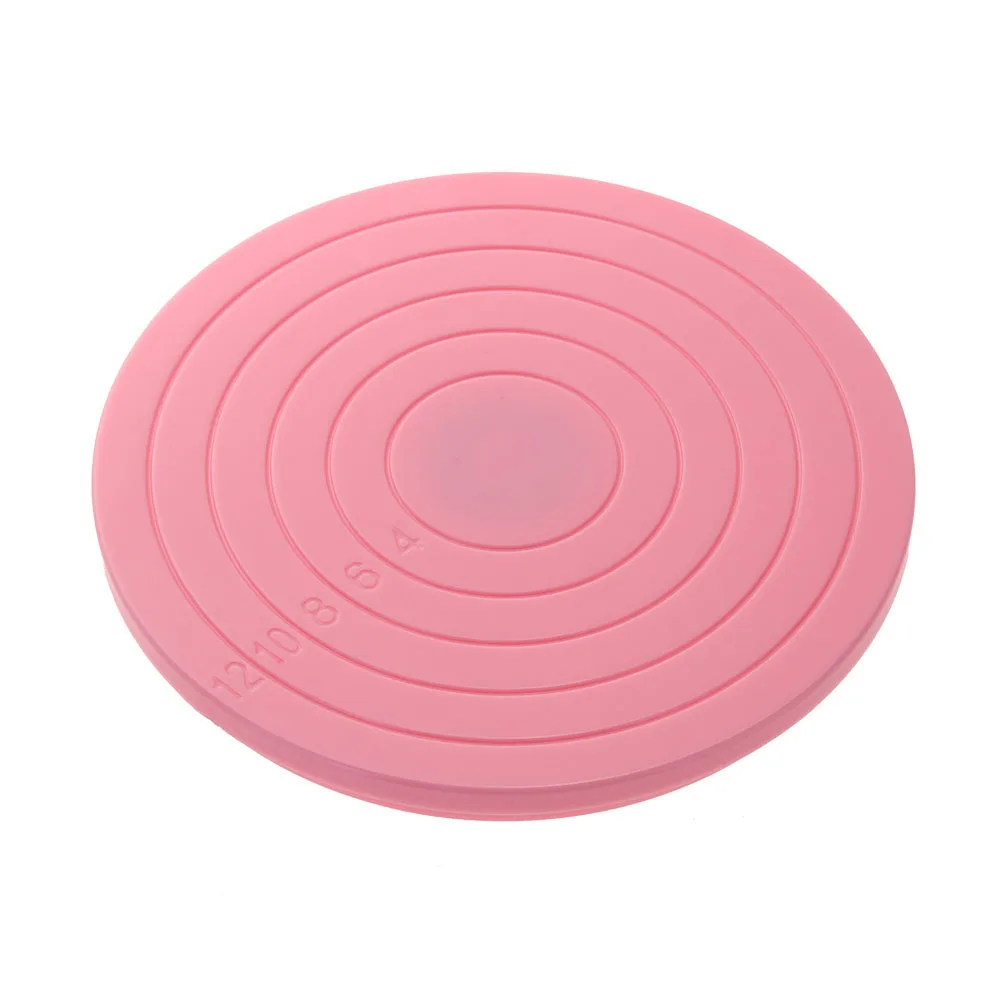 

Cookie Turntable Multi-Function Rotating Cake Board 360 Degree Revolving Cake Pad Cake Decorating Platform for Home Baking