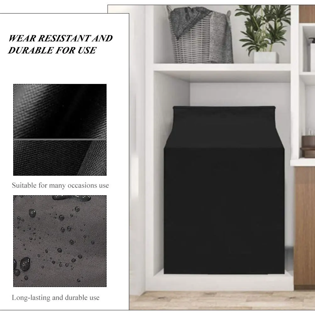 

Waterproof Oxford Cloth Washing Machine Cover 4-Side Protection for Washer Dryer Dust Rain Home Laundry Appliance