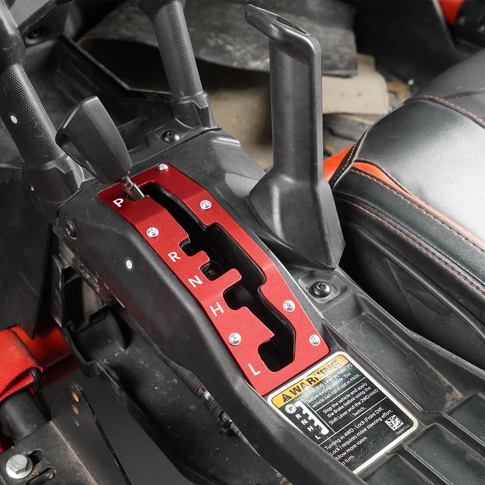 NICECNC Schaltplatten-Verkleidung aus Aluminium für Can-Am Maverick X3 Max R 4x4 Turbo DPS 2017-2023, CAN-AM UTV Zubehör – Detail 8