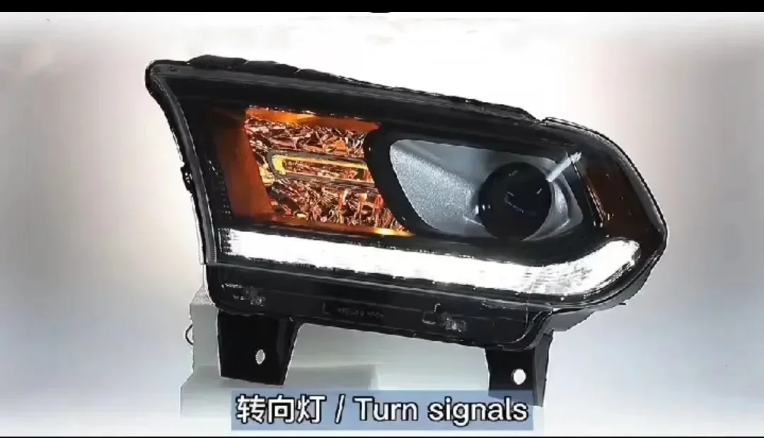 Car Headlight headlamp Led Daytime Running Light DRL Low High Beam for Dodge Durango 14-20