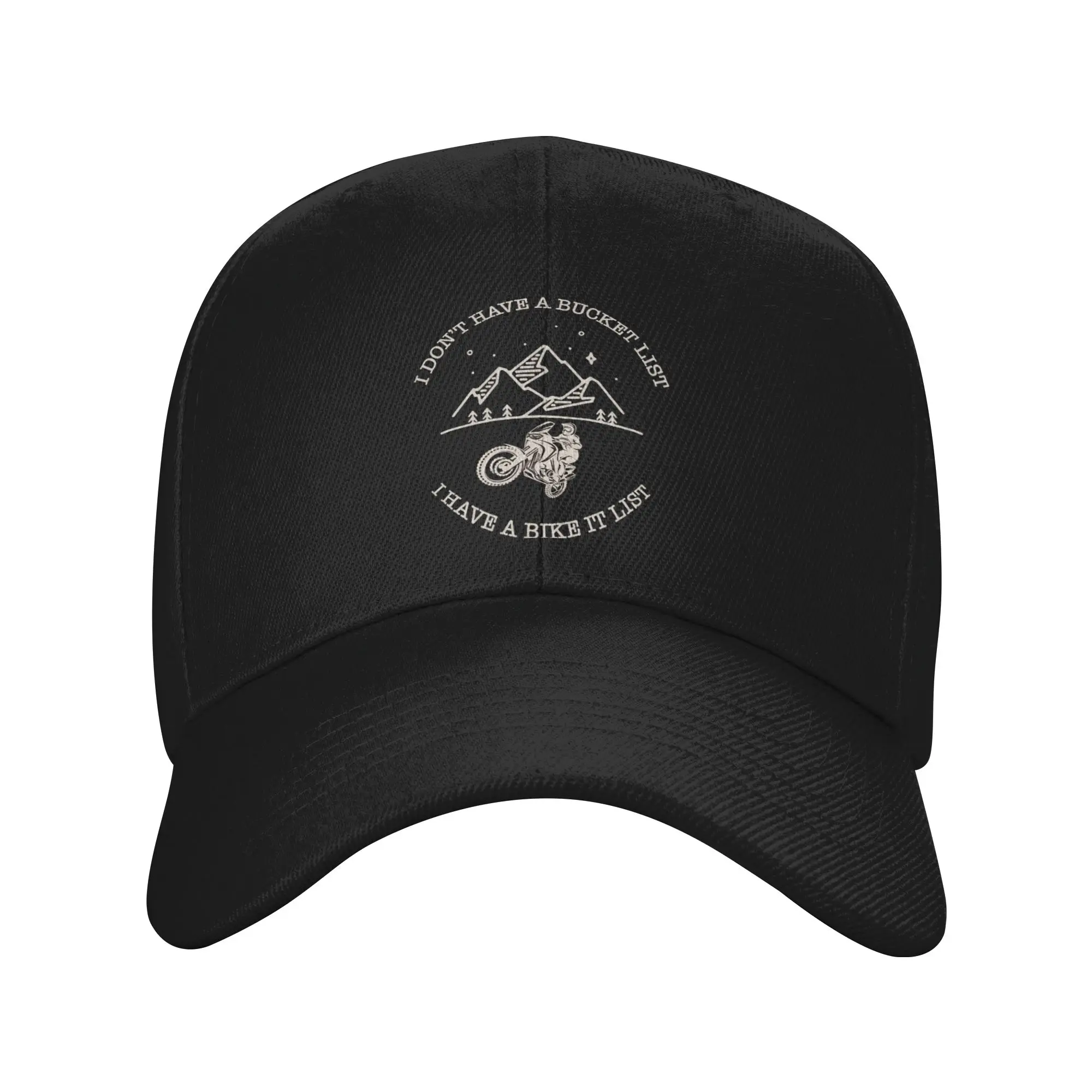 Neue DUAL SPORT MOTORCYCLE ADVENTURE RIDER MOTO Golfkappe Unisex Snapback-Kappe Formelle Golfkappe mit verstellbarer Passform Sonnenkappen