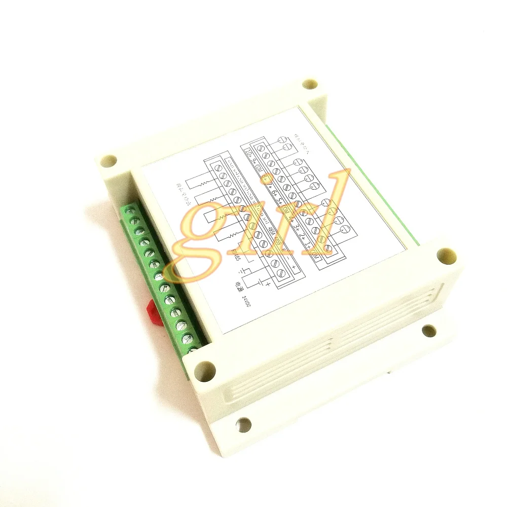 Analog output module output module 10AD+4DA module isolation 485 modbus-RTU configuration.