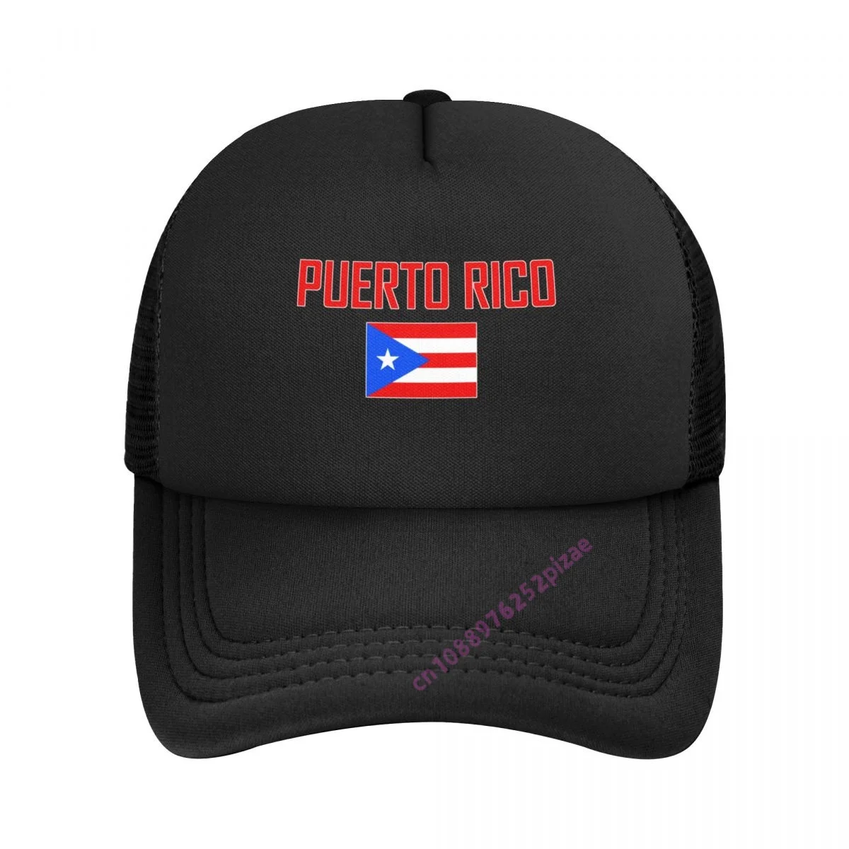 PUERTO RICO Flag Trucker Hat Men Cool Baseball Cap Summer Unisex Mesh Net Caps Adjustable Snapback For Sports