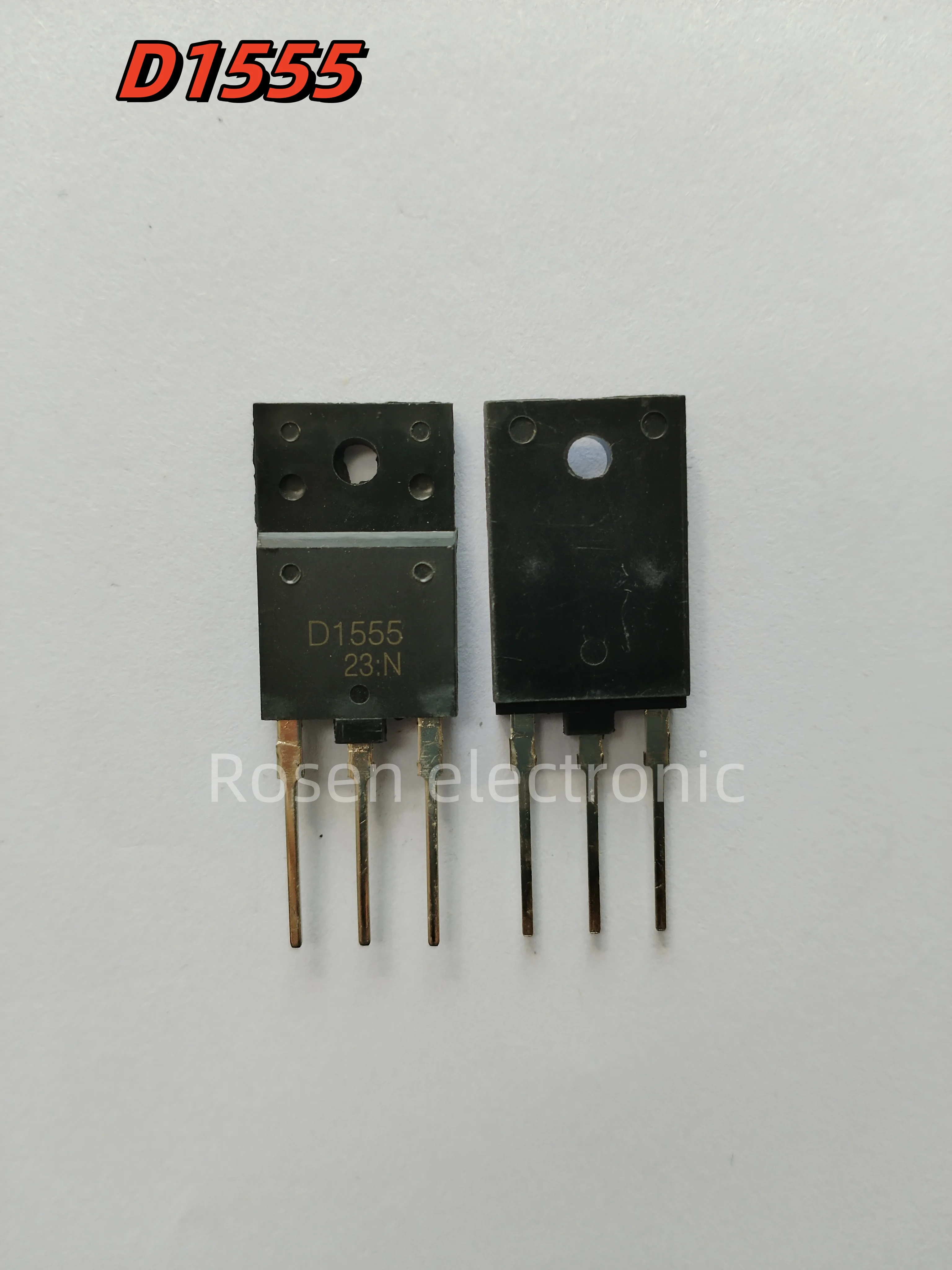 5pcs/lot 2SD2499 2SD1555 D1555 D2499 TO3PF In Stock New NPN Triple Diffused Mesa Type Horizontal deflection Output For Color TV