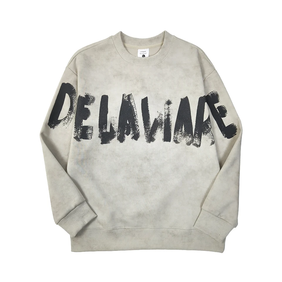 

500g Heavyweight Men's Crewneck Sweatshirt Fall Spring Graphic Print Loose-Fit Streetwear Top Plus Size Casual Long Sleeve 2025